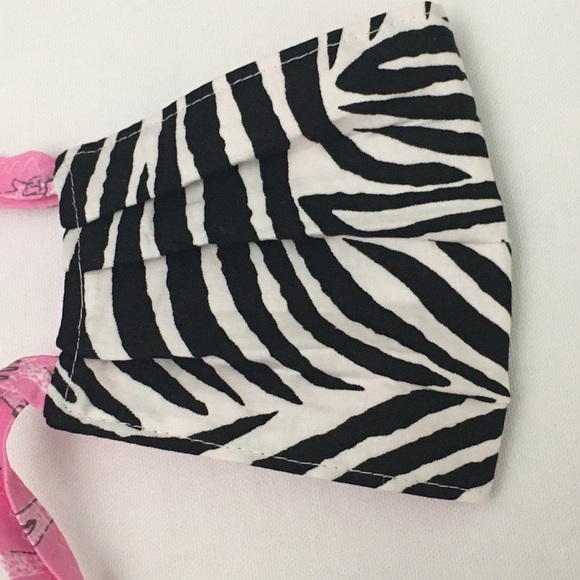 SOLD-FACE MASK FABRIC EIFEL TOWER PRINT/ ZEBRA - Picture 6 of 7